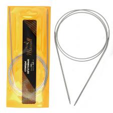 Спицы для вязания Maxwell Gold, круговые, металлические на тросике Ø2,0 мм /120 см