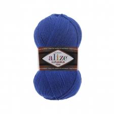 Пряжа для вязания Ализе LanaGold Fine (49% шерсть, 51% акрил) 100г/390м цв.141 василёк