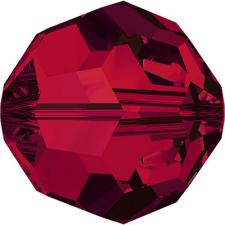 Бусина стеклянная гранёная "Сваровски" 5000 кристалл багряный (scarlet 276)