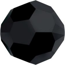 Бусина стеклянная гранёная "Сваровски" 5000 кристалл чёрный (jet 280)
