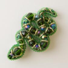 Набор для изготовления броши Crystal Art "Змея". Размер - 5 х 8,5 см