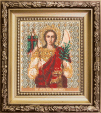 Чаривна мить | Икона Святой Архангел Михаил. Размер - 9 х 11 см
