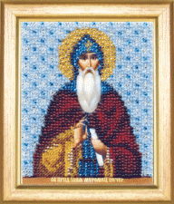 Чаривна мить | Икона преподобный Илья Муромец-Печерский. Размер - 9 х 11 см