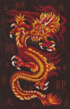 Панна | Огненный дракон. Размер - 20 х 34 см