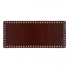 "Gamma" Донце для вязаной сумки, прямоугольное, 31х13 см, цвет №004 коричневый