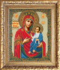 Русская искусница | Богородица Иверская. Размер - 18 х 2,5 см