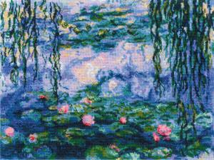 Риолис | Водяные лилии (по мотивам картины К.Моне). Размер - 40 х 30 см