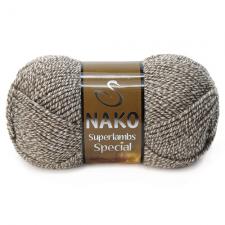 NAKO Superlambs Special (49% шерсть,51% премиум акрил),100 г/200 м,цв.21264 бежевый меланж