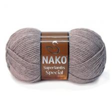 NAKO Superlambs Special (49% шерсть,51% премиум акрил),100 г/200 м,цв.23131 кофе с молоком меланж