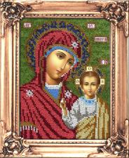 Икона Божией Матери Казанская. Размер - 12 х 16 см.