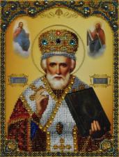 Икона Святителя Николая Чудотворца. Размер - 21,5 х 28,5 см.