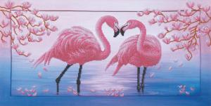 Розовые фламинго. Размер - 57 х 28,5 см.