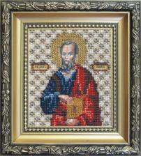 Икона апостол Павел. Размер - 9 х 11 см.
