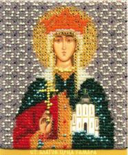 Икона Св.Блг.царица Грузии Тамара. Размер - 9 х 11 см.