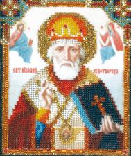 Икона Святителя Николай Чудотворца. Размер - 9 х 11 см.