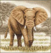 Слоны.Великан. Размер - 19 х 19,5 см.