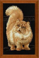 Персидский кот. Размер - 26 х 38 см.
